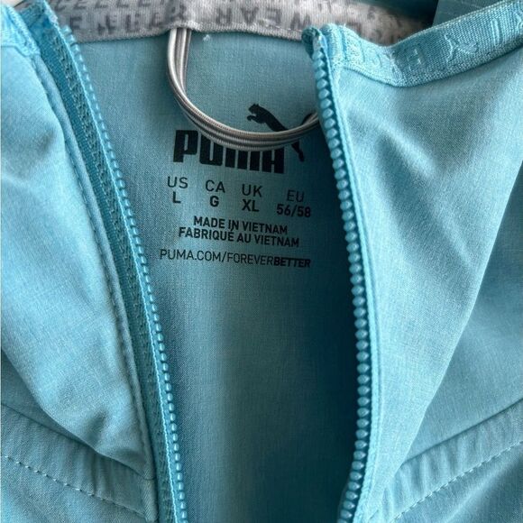 Men’sPUMA golf jacketBlue Hooded Jacket new w tags - Picture 12 of 13